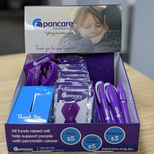 Load image into Gallery viewer, Pancare Fundraising Merchandise Pack Open
